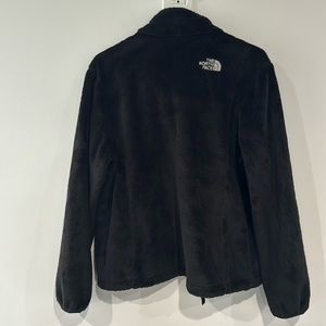 North Face fleece zip jacket black